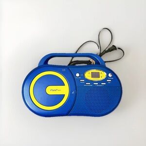 Y2K Lenoxx Street Beat Portable CD Player Radio CD-10 Blue/Yellow 2005